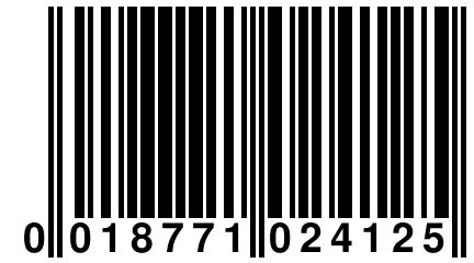 0 018771 024125