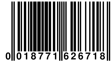 0 018771 626718