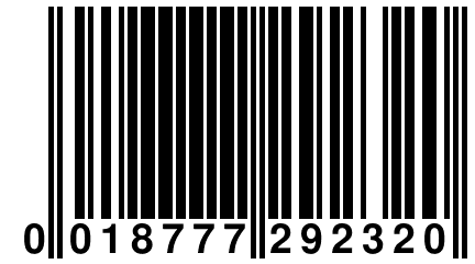 0 018777 292320