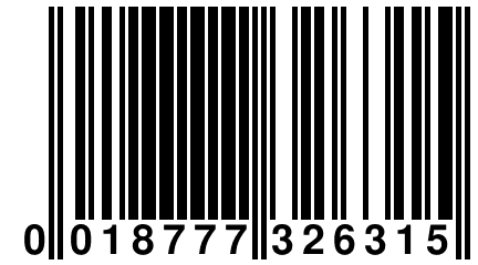 0 018777 326315