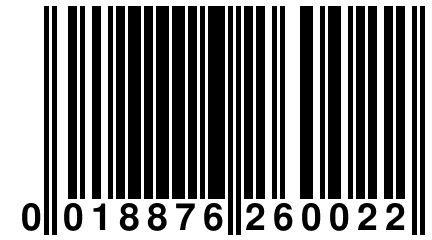 0 018876 260022