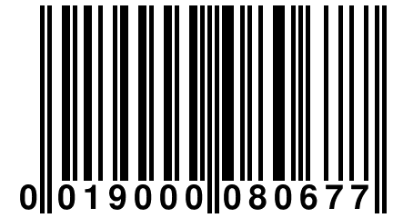 0 019000 080677