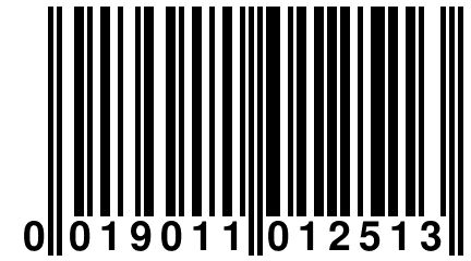 0 019011 012513