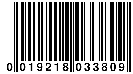 0 019218 033809