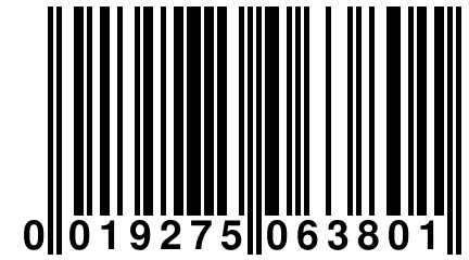 0 019275 063801