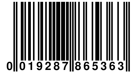 0 019287 865363