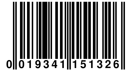 0 019341 151326