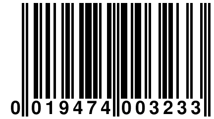 0 019474 003233