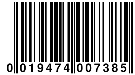 0 019474 007385