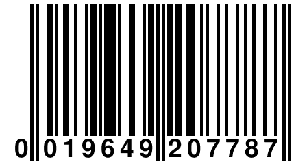 0 019649 207787