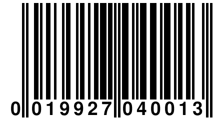 0 019927 040013