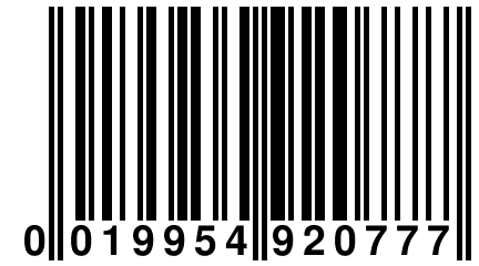 0 019954 920777