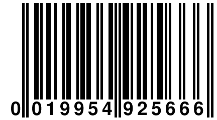 0 019954 925666