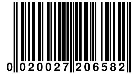 0 020027 206582