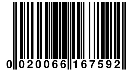 0 020066 167592