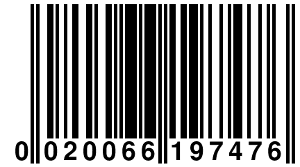 0 020066 197476