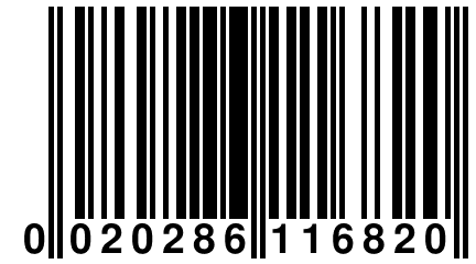 0 020286 116820