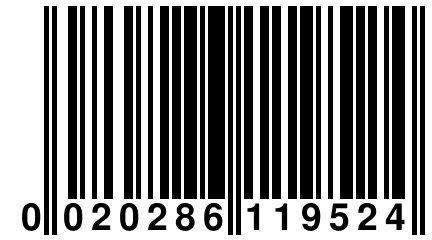 0 020286 119524