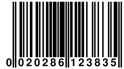 0 020286 123835