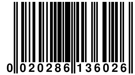 0 020286 136026