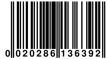 0 020286 136392