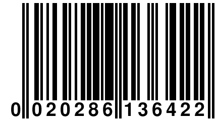 0 020286 136422