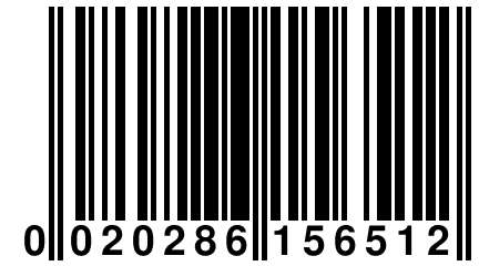 0 020286 156512