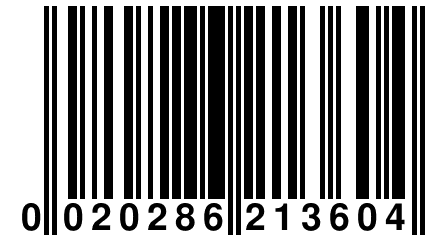 0 020286 213604