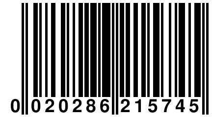 0 020286 215745