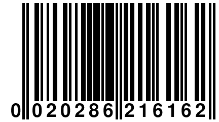 0 020286 216162