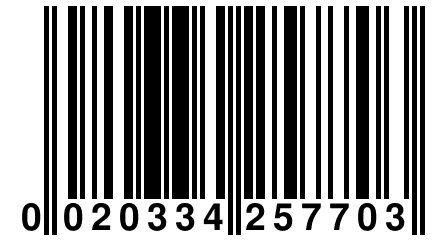 0 020334 257703