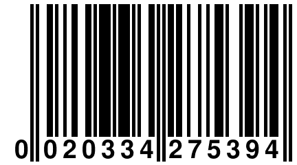 0 020334 275394