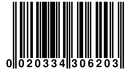 0 020334 306203