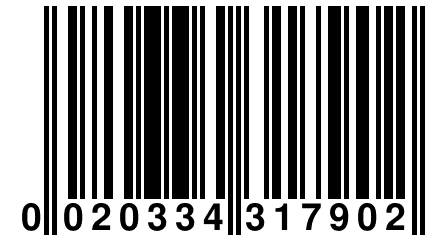 0 020334 317902