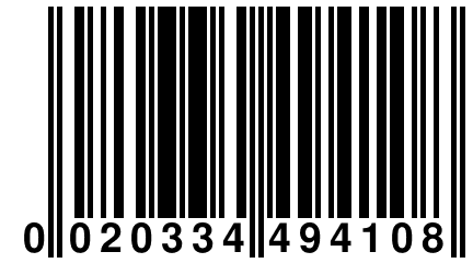 0 020334 494108