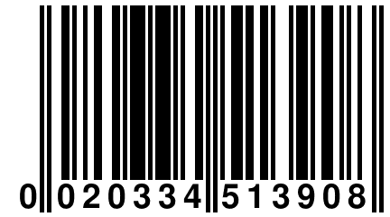 0 020334 513908