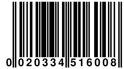 0 020334 516008