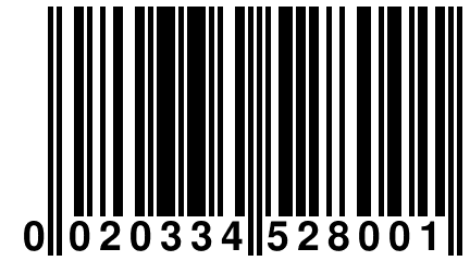 0 020334 528001