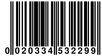 0 020334 532299