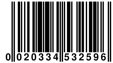 0 020334 532596