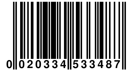 0 020334 533487