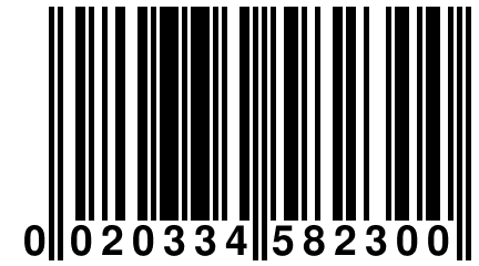 0 020334 582300