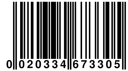 0 020334 673305