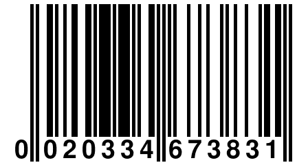 0 020334 673831