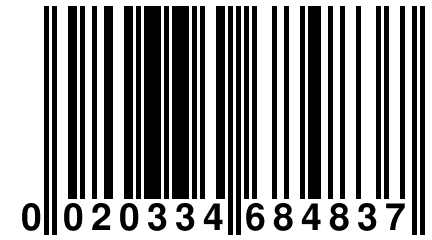 0 020334 684837