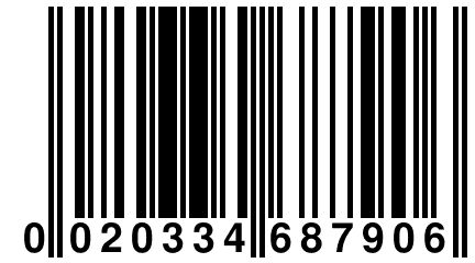 0 020334 687906