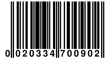 0 020334 700902