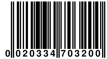 0 020334 703200