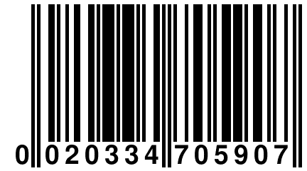 0 020334 705907