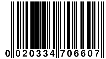 0 020334 706607